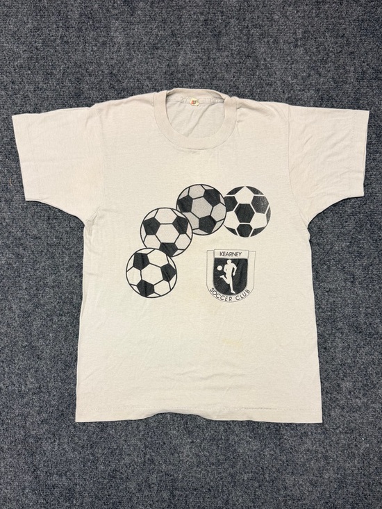 Vintage Tops - Vintage 1990s soccer tee Baby tee fit